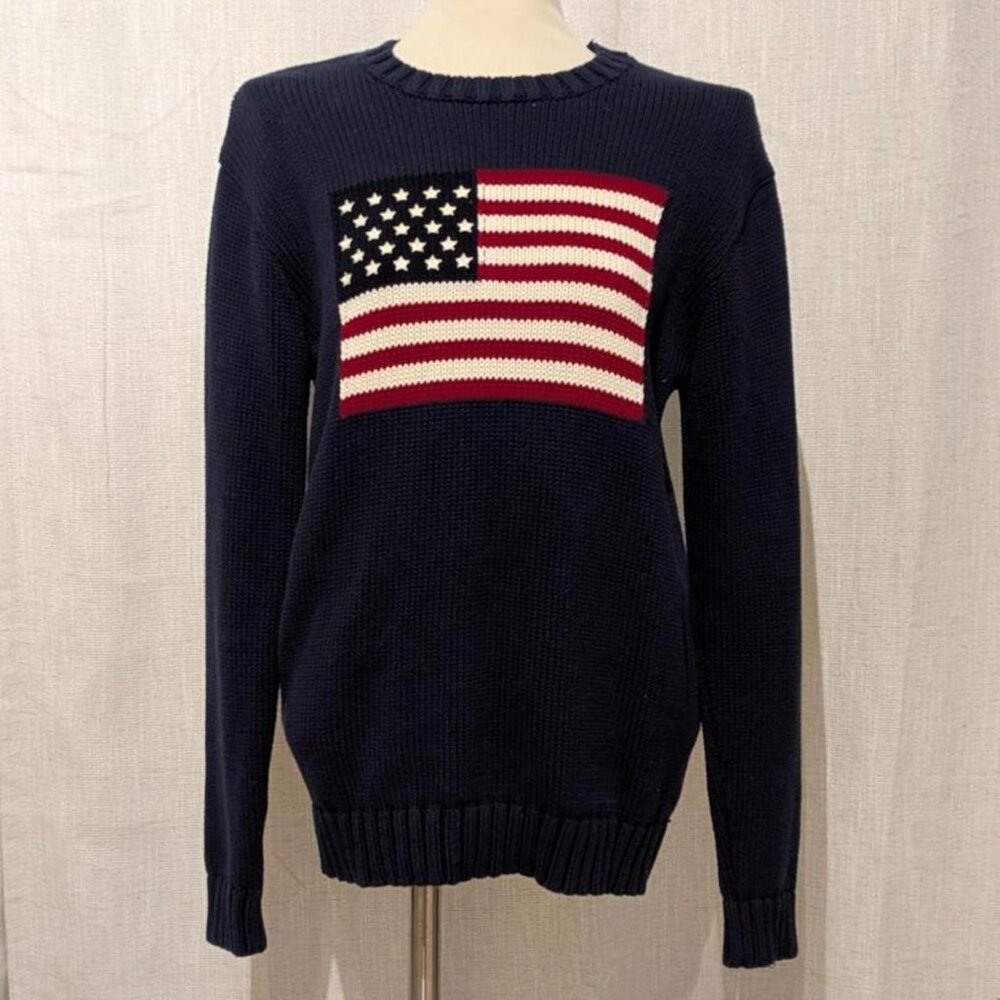 brandy melville U.S flag sweater